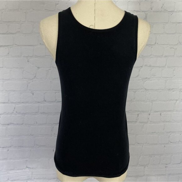 ⭐ 3/$15 Small Black Embroidered Dolphin Bahamas Tank Top - Picture 5 of 6
